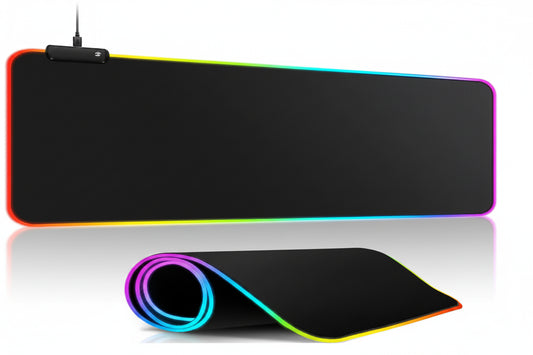 Mouse Pad Gamer RGB LED 80x30cm Grande