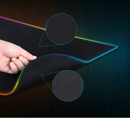 Mouse Pad Gamer RGB LED 80x30cm Grande