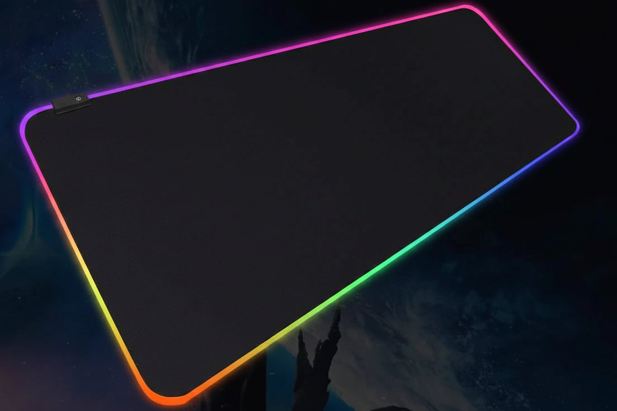 Mouse Pad Gamer RGB LED 80x30cm Grande