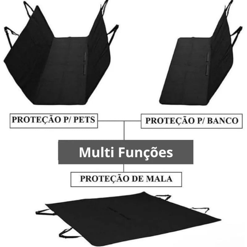 Capa Protetora Impermeável para Banco Traseiro Pet