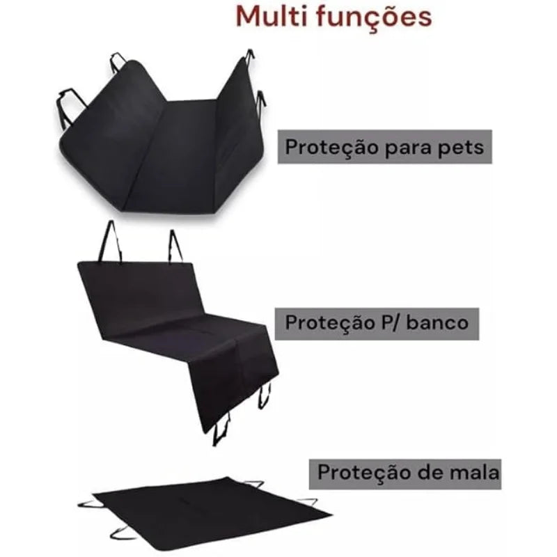 Capa Protetora Impermeável para Banco Traseiro Pet